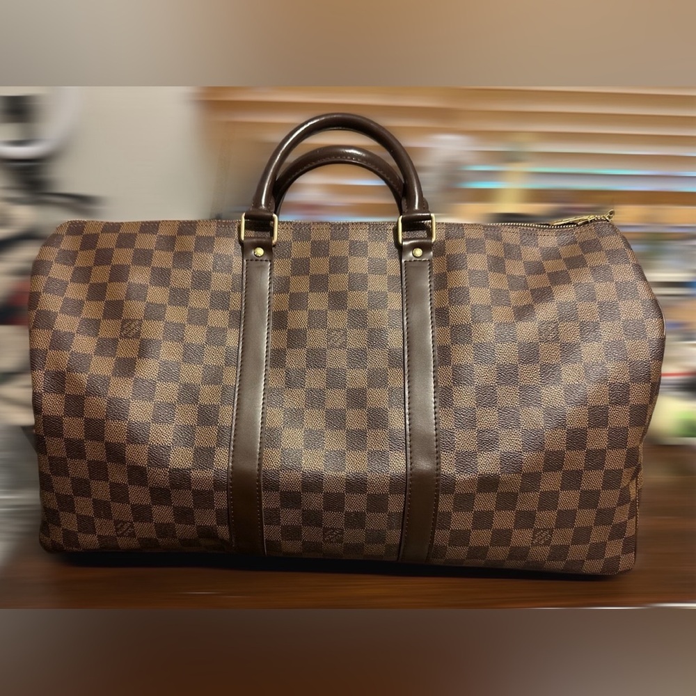 Louis Vuitton Damier Ebene‎ Keepall Bandoulière 55